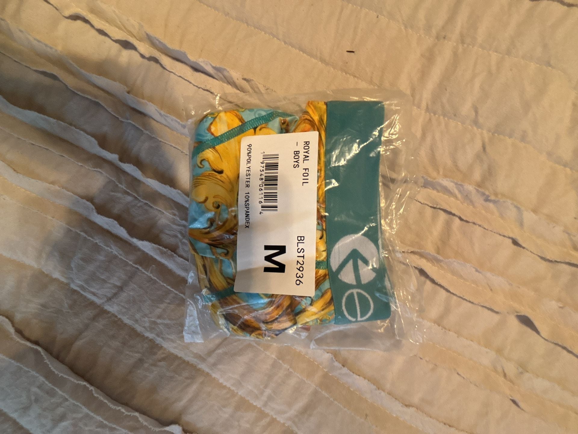 Ethika Boys Royal Foil Boxer Briefs Size M 6