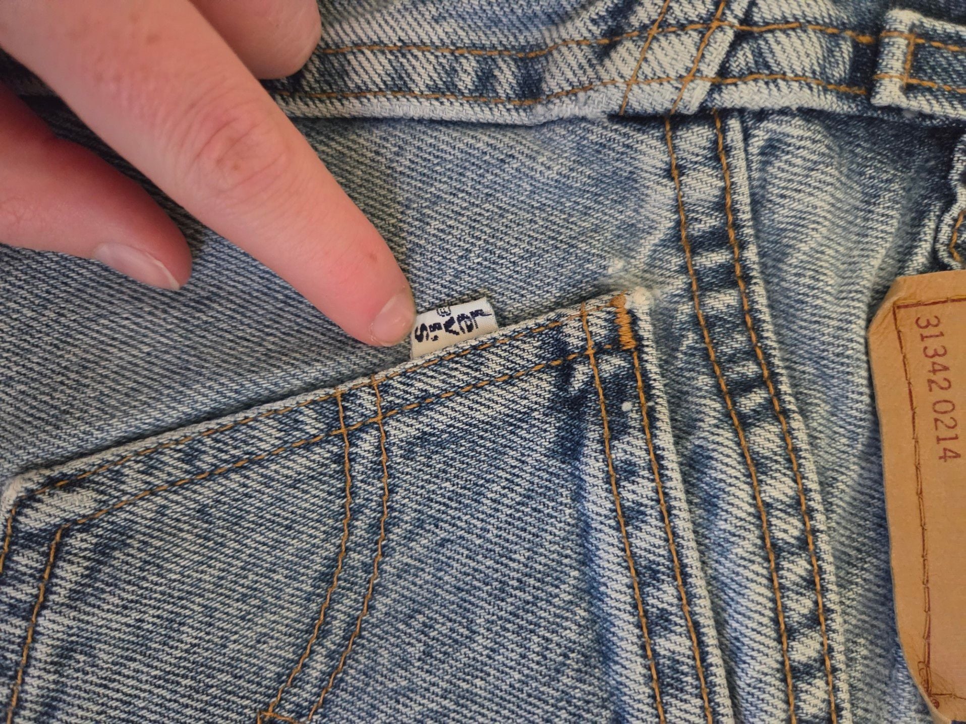 Vintage Levi's Denim Cutoff Shorts Size kids 12 3