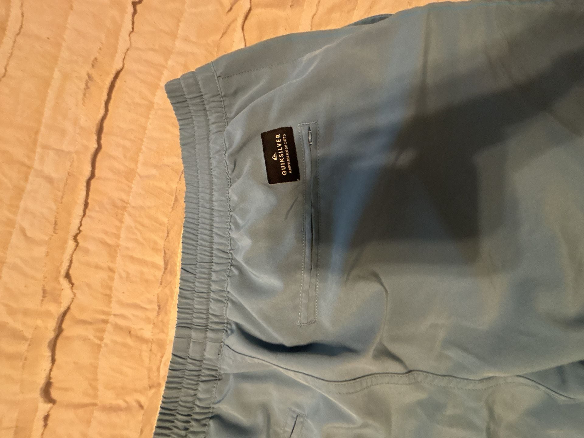 Quiksilver Amphibian Shorts Size Medium Blue 4-Way Stretch 7