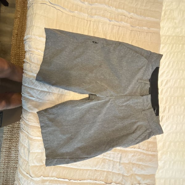 Kenneth Cole New York Men's Gray Stretch Performance Shorts Size 28