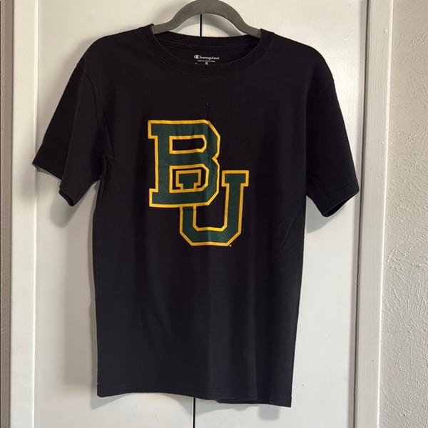 Champion Baylor University BU Graphic T-Shirt Size S
