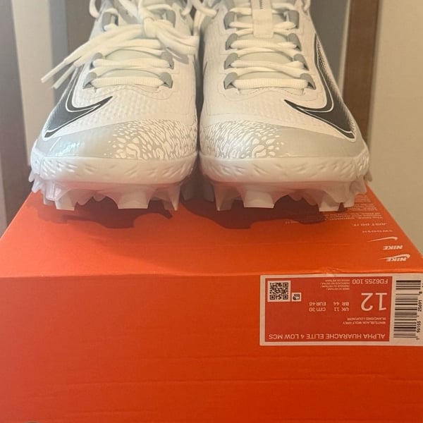 Nike Alpha Huarache Elite 4 Low MCS Baseball Cleats Size 12