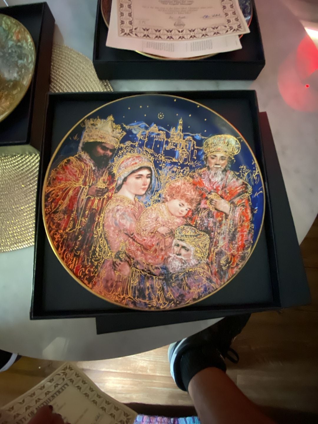 Vintage Plates, 1989, Set of 3 for sale at , A 5