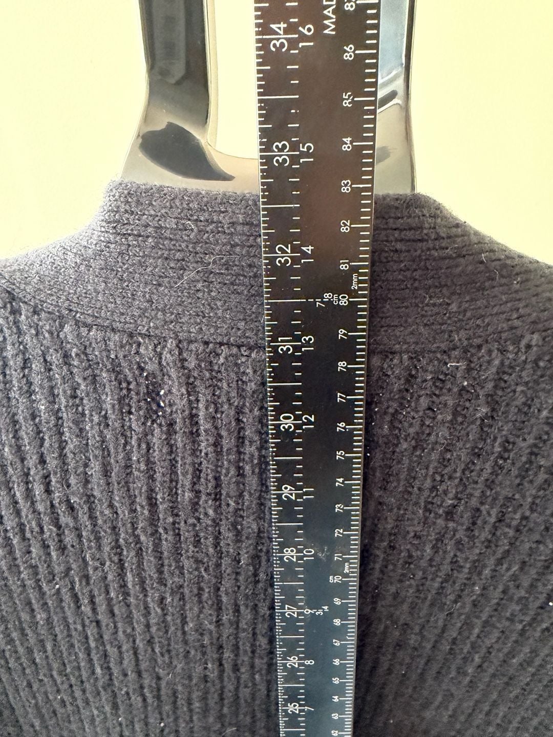 Aerie Black Ribbed Button-Front Cardigan Sweater Size M 10