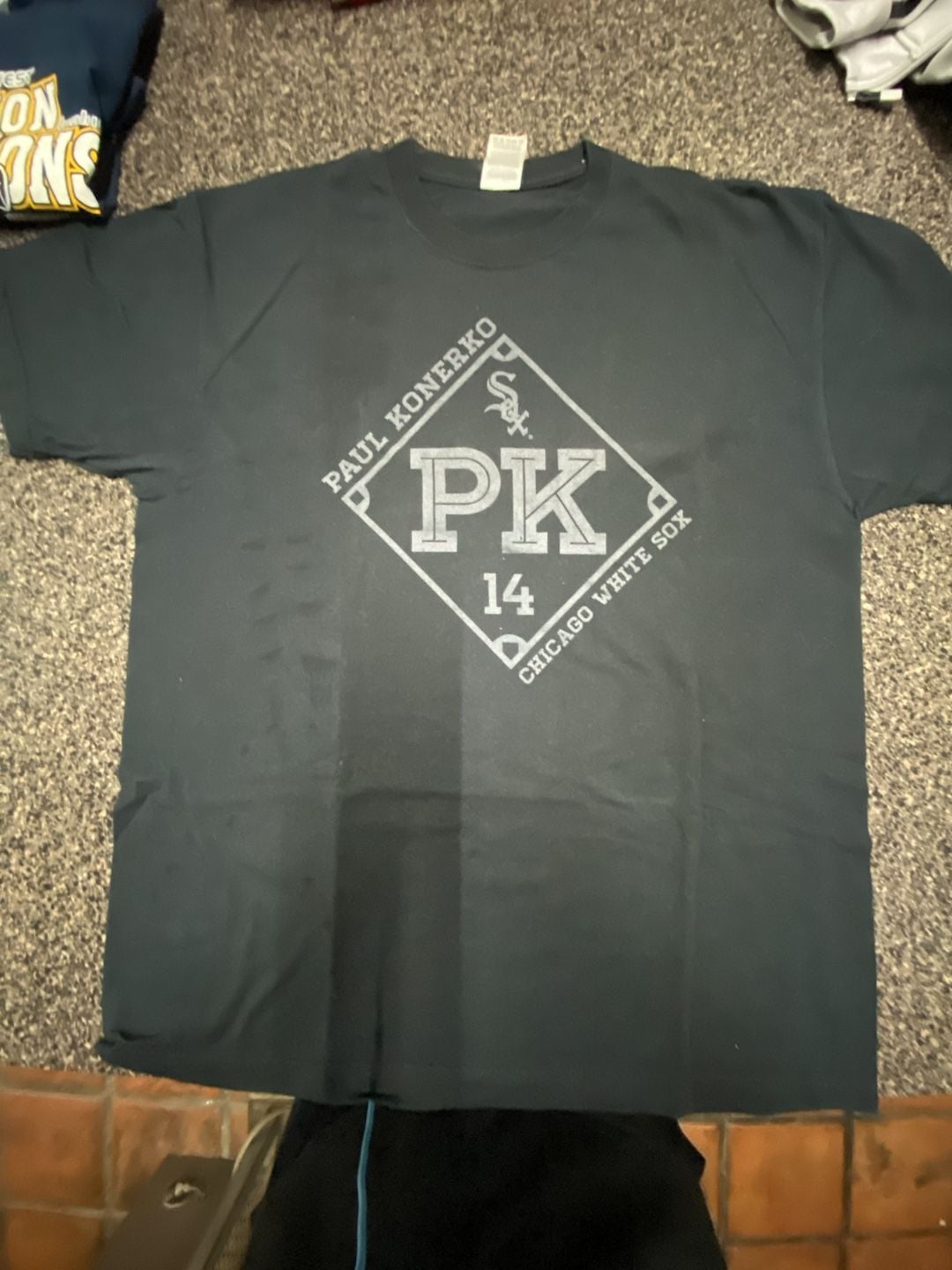 Vintage Paul Konerko Chicago White Sox PK 14 Graphic T-Shirt XL 2