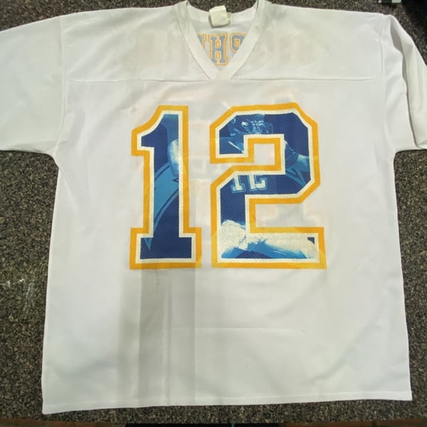 Vintage 90s Stan Humphries San Diego Chargers Shirt-Plosion Jersey XL