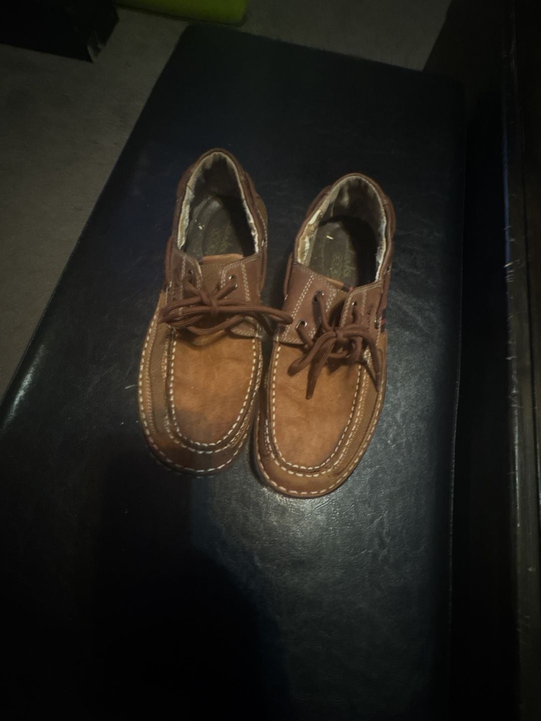 Clarks Brown Leather Boat Shoes 2
