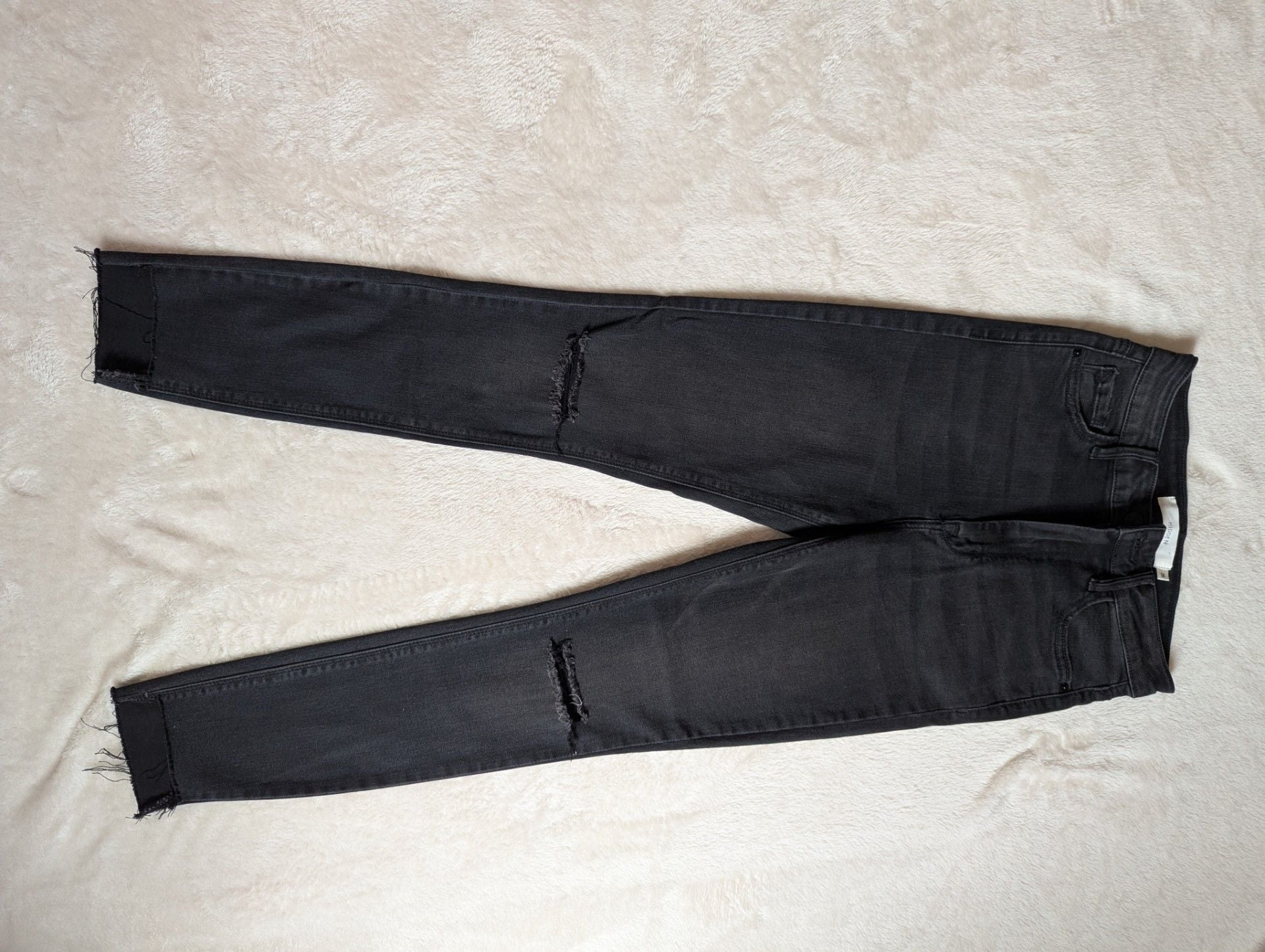 Hidden Jeans Size 26 Black Distressed Skinny Jeans 2