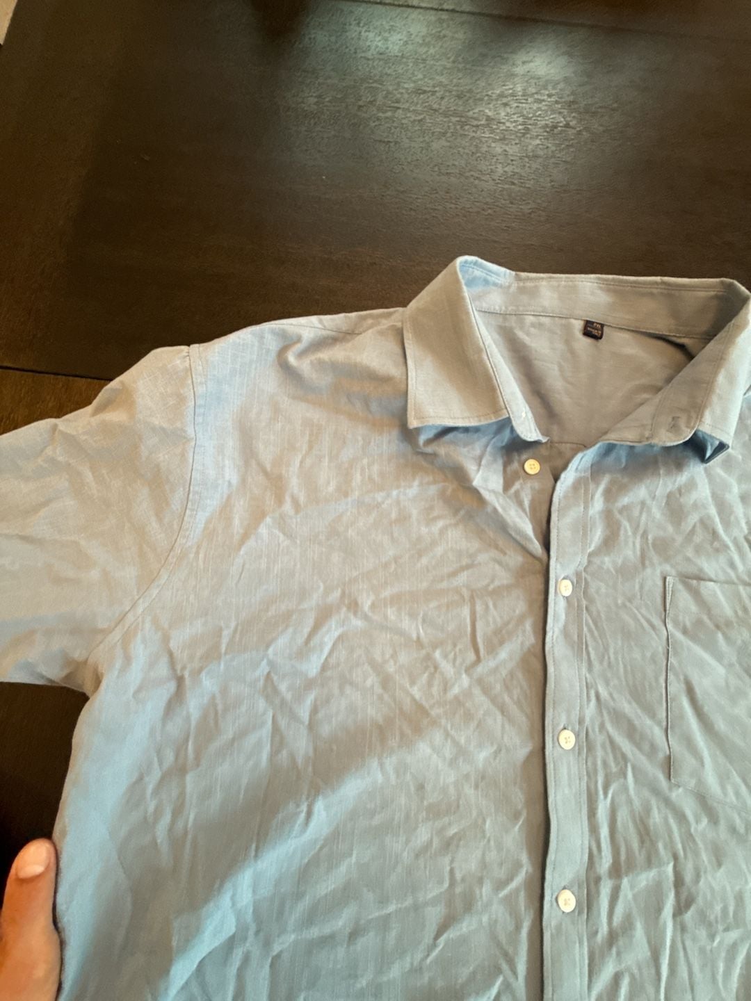 Design In Italy Luxury Short Sleeve Button Down Shirt 2XL 6