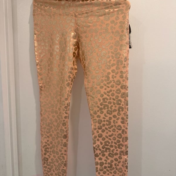 Electric Yoga Foil Cheetah Leggings Size Medium