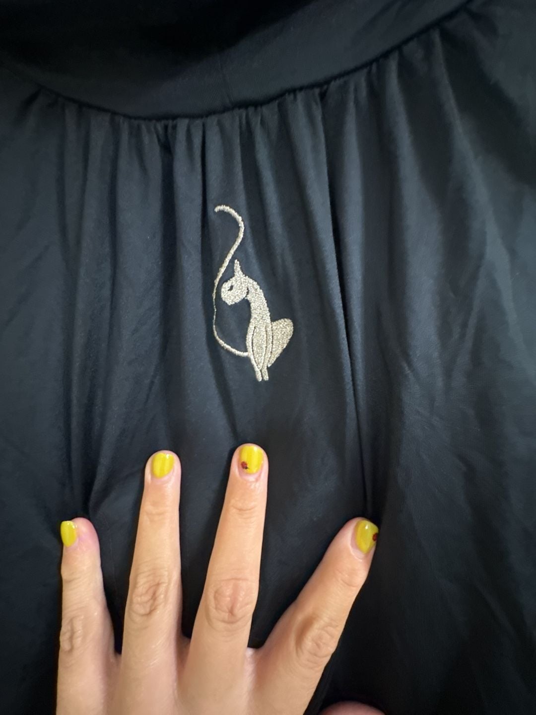 Baby Phat Sleeveless Cowl Neck Dress Black Size L 10