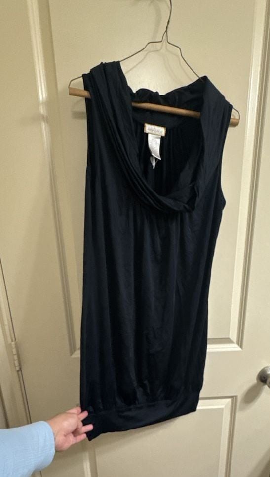 Baby Phat Sleeveless Cowl Neck Dress Black Size L 4
