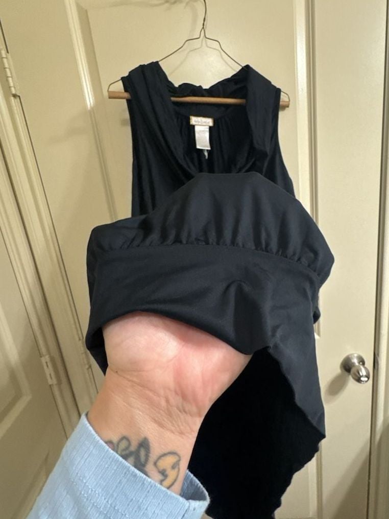 Baby Phat Sleeveless Cowl Neck Dress Black Size L 8