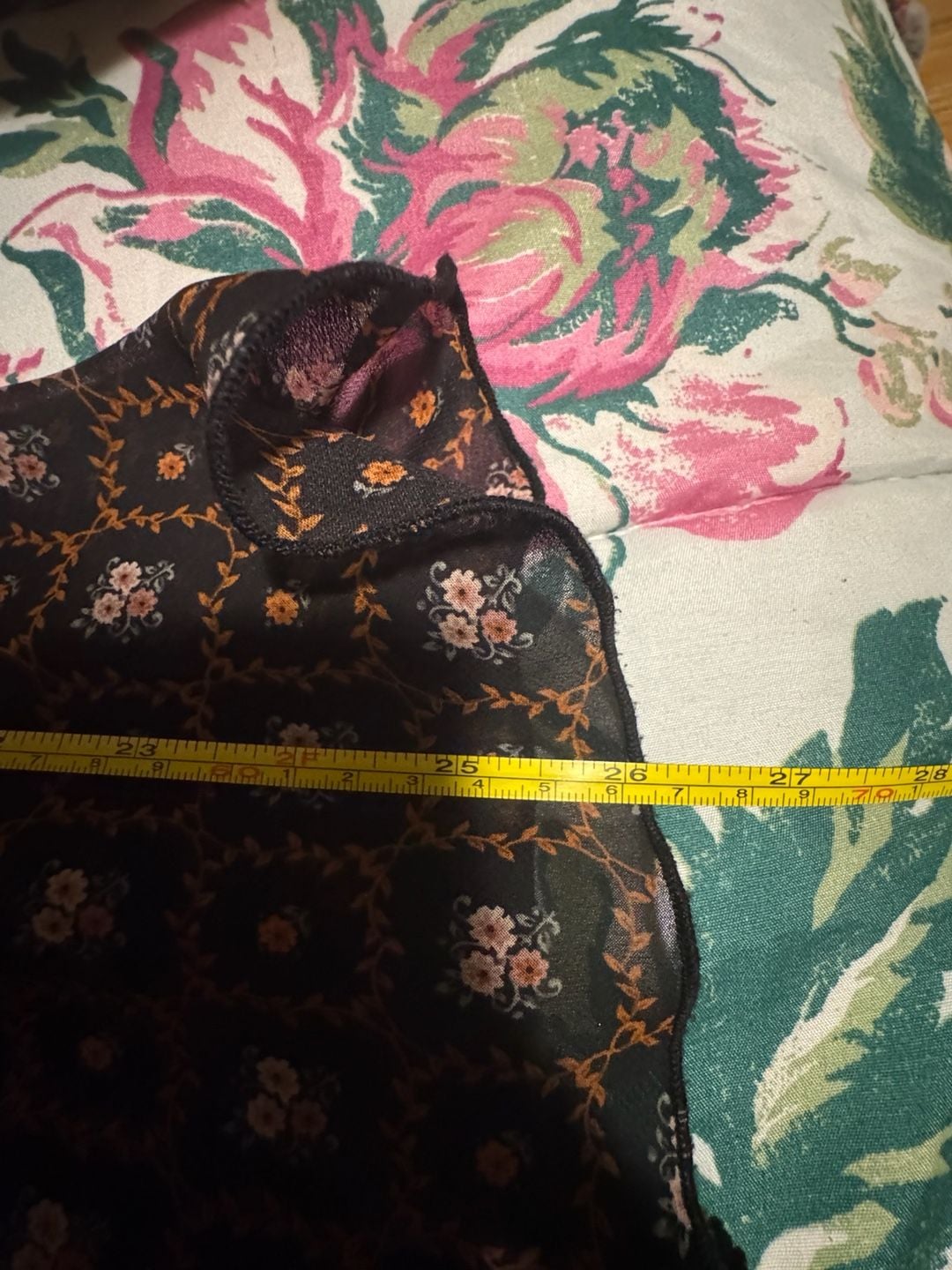 Forever 21+ Floral Print Chiffon Bell Sleeve Dress Size 1X 7