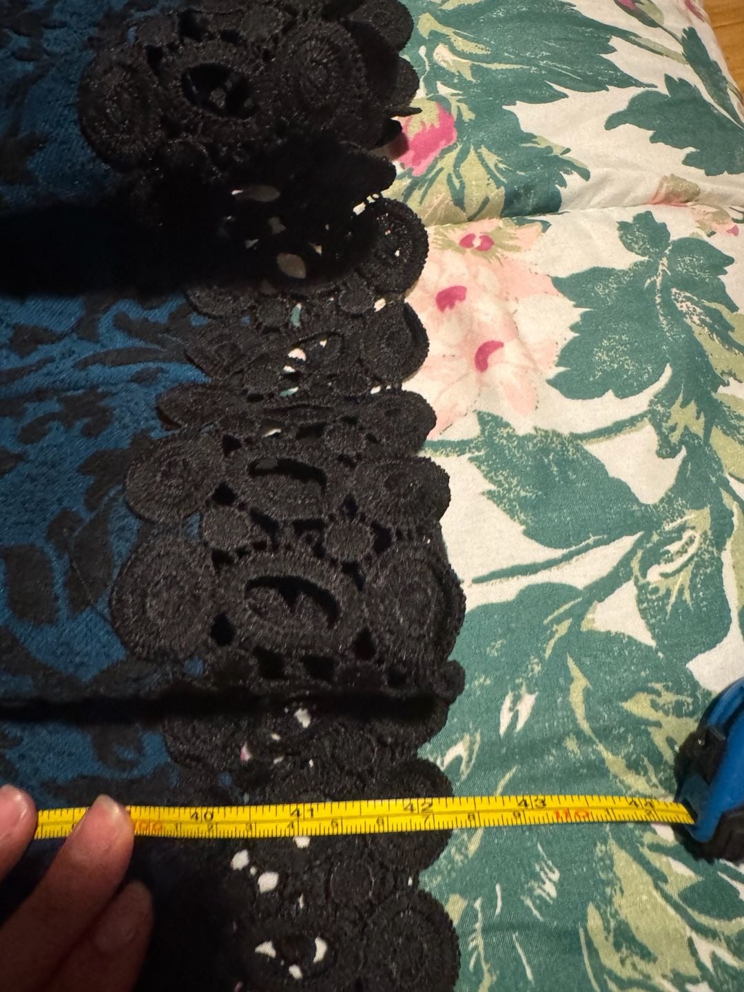 Studio One New York Sleeveless Damask Lace Hem Dress Size 18W 7