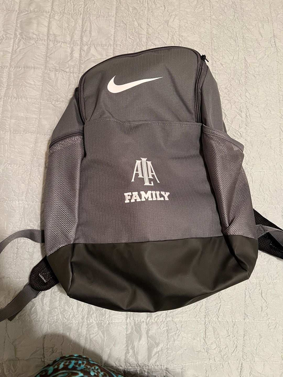 Nike ALA Family Branded Grey Backpack 2