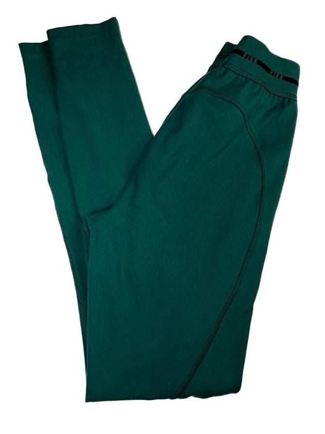 Victoria's Secret PINK Active Leggings Size S Green Logo Waistband 2