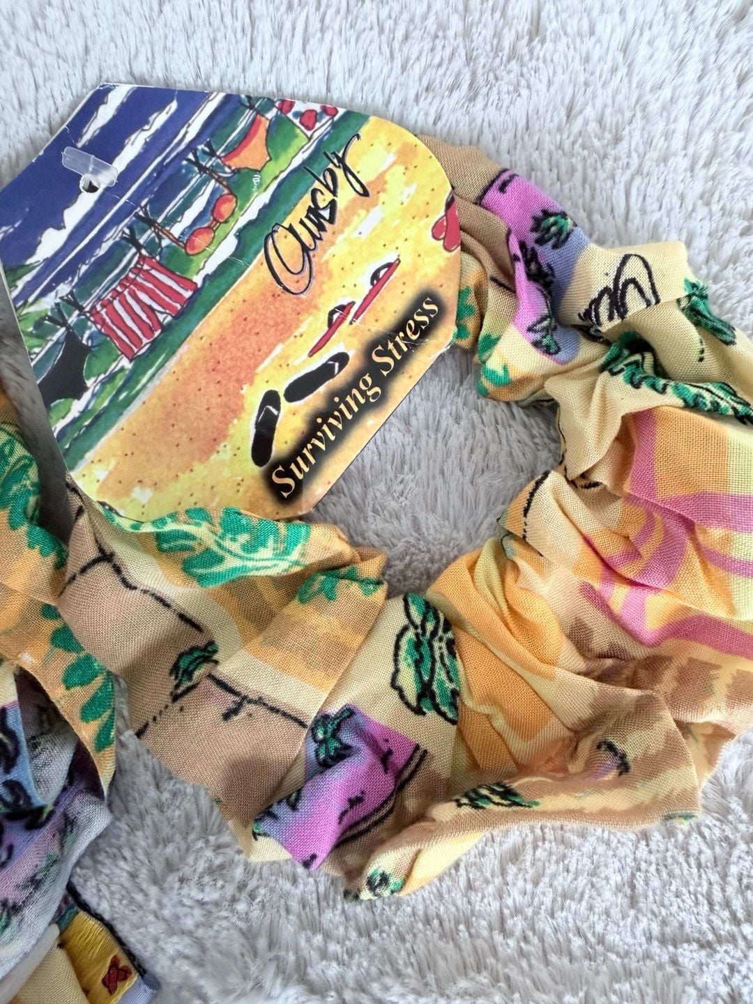 Vintage Sun N Sand Ormsby Tropical Beach Sarong Wrap 60x88 2