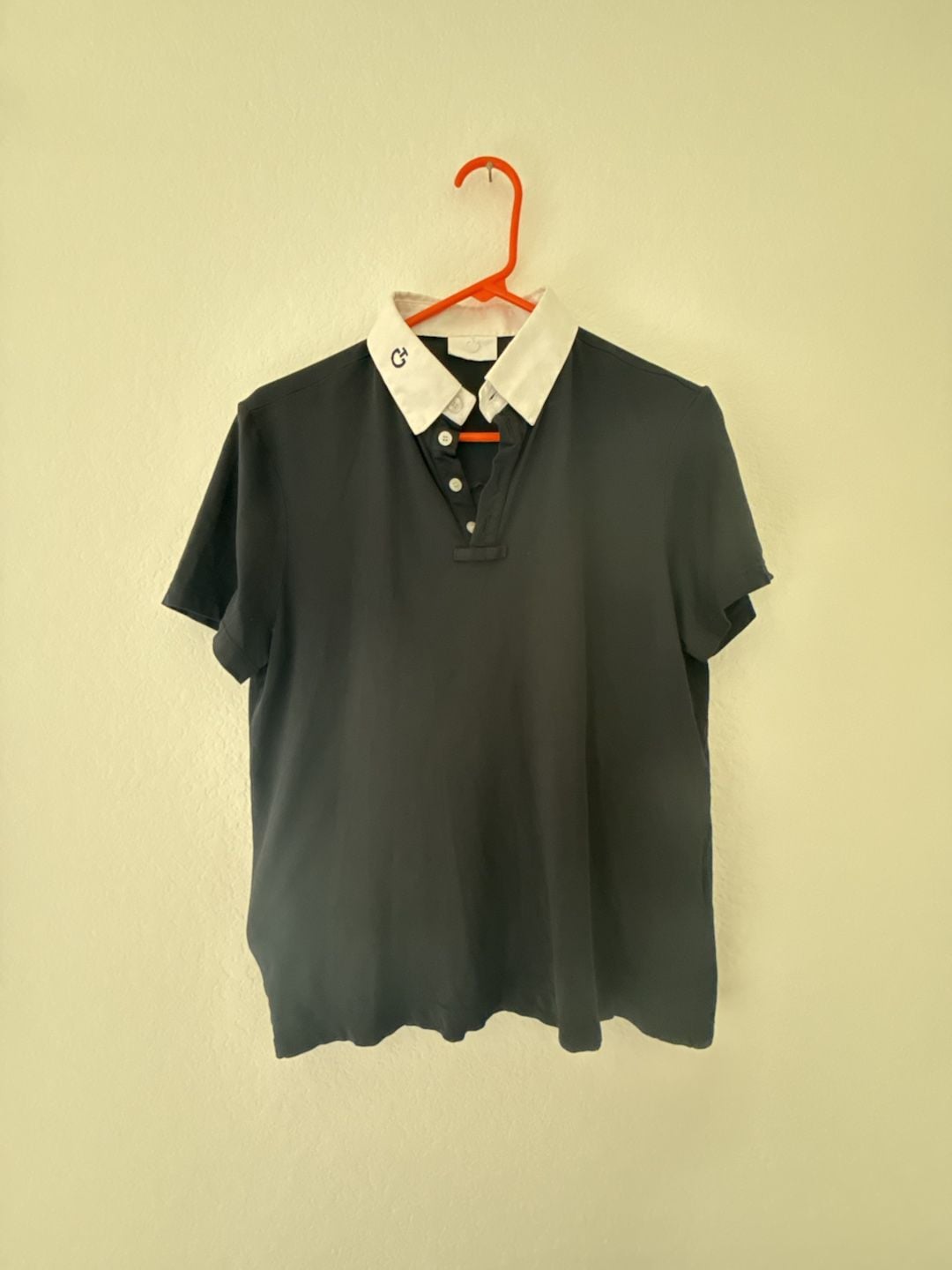 Cavalleria Toscana Competition Polo Shirt Black White Size M 3
