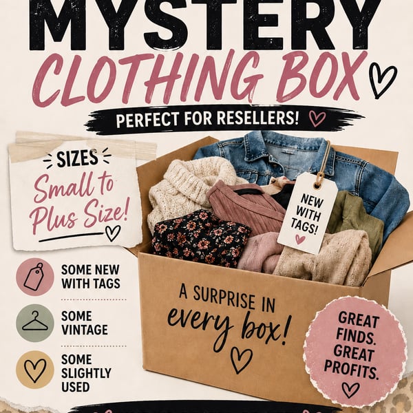 Mystery Clothing Reseller Box Assorted Sizes