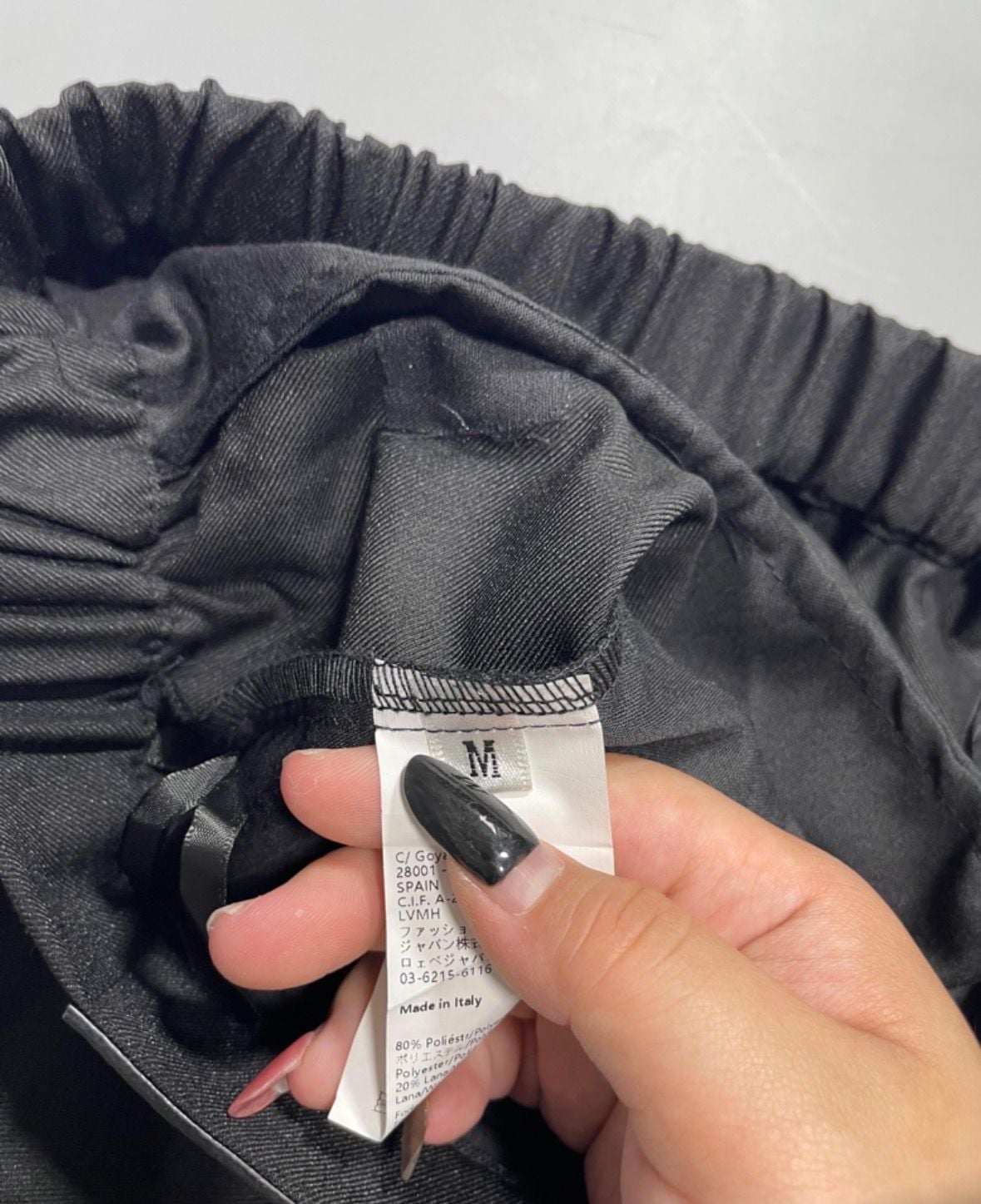 Loewe Black Wide Leg Trousers Size M 9