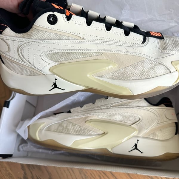 Jordan Luka 2 Coconut Milk/Black-Fossil Size 10