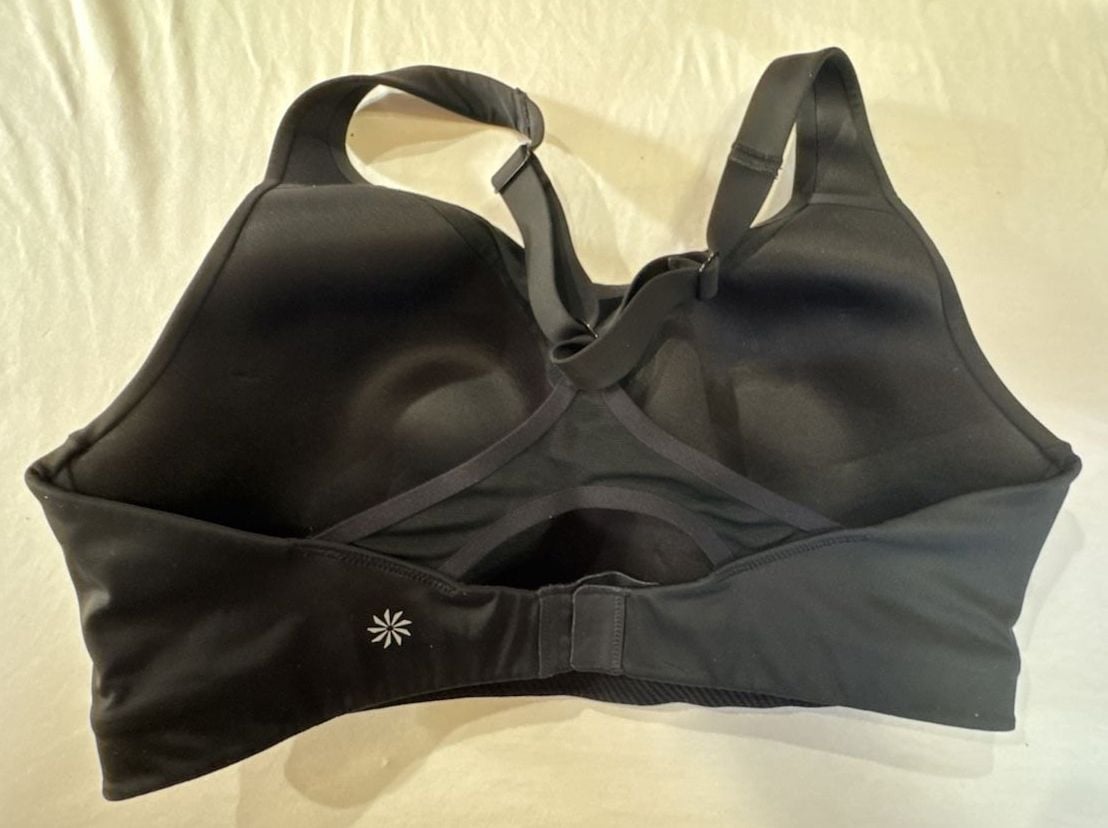 N475 Athleta Black Sports Bra Size 36D 2