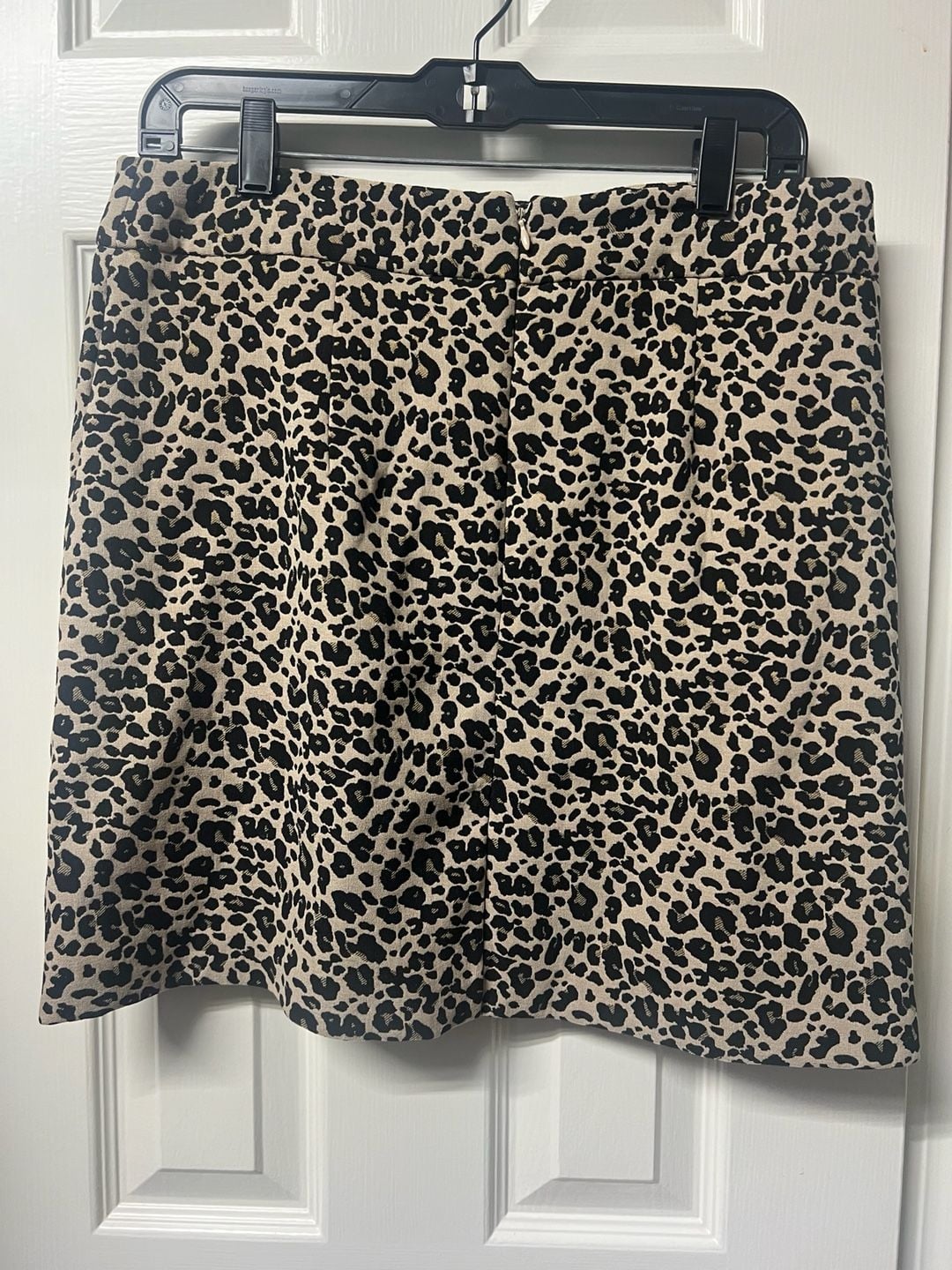 LOFT Leopard Print Skirt Size 10 3