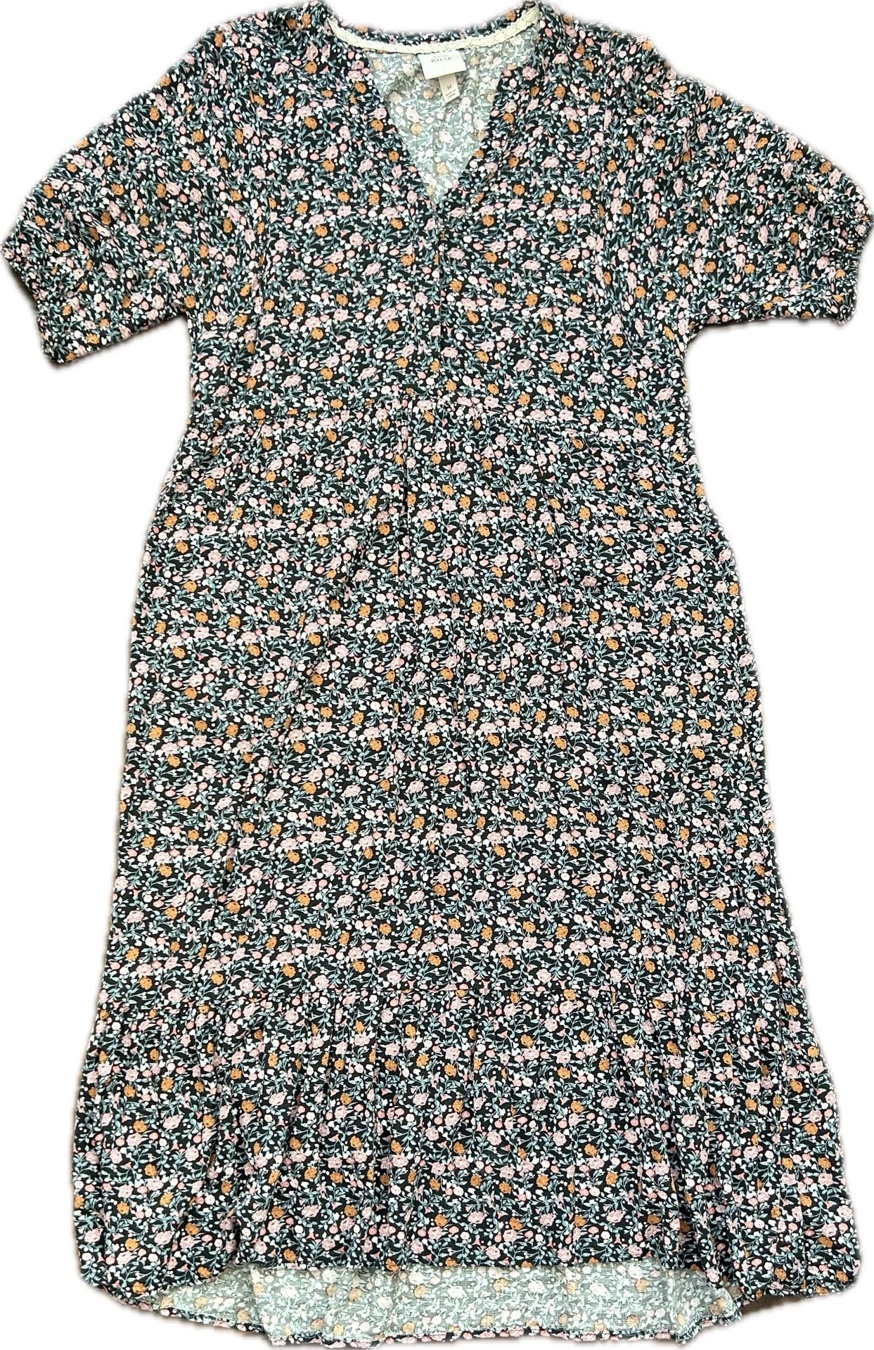 Knox Rose Women's Floral Midi Dress Size M 4