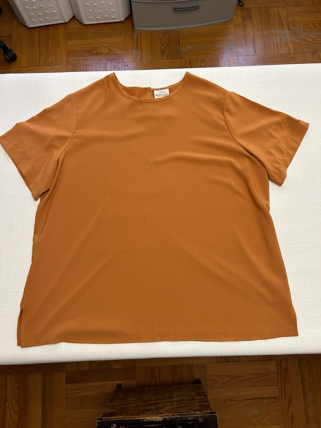 TR Bentley Women's Short Sleeve Blouse Size 20W Burnt Orange 5