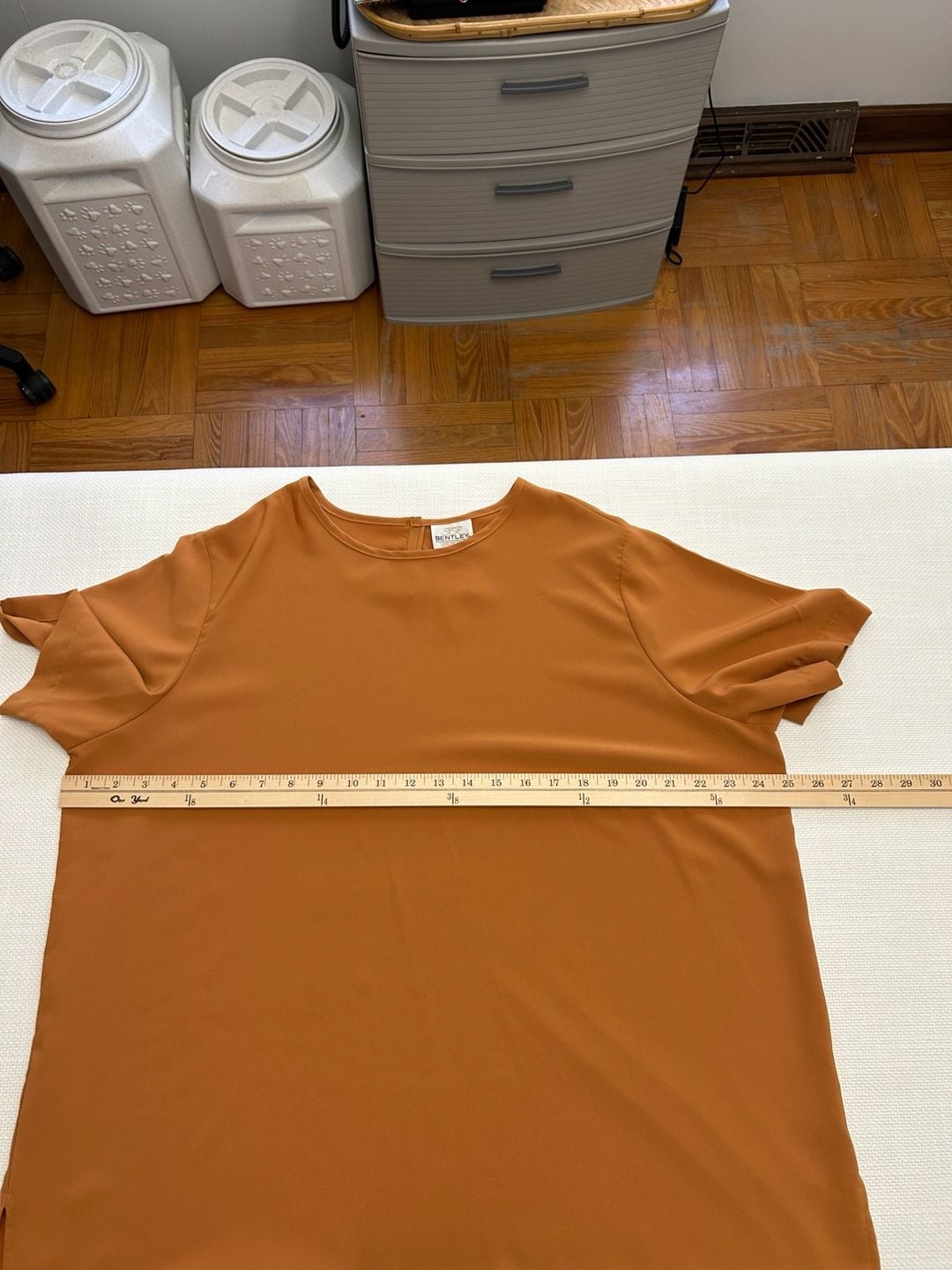 TR Bentley Women's Short Sleeve Blouse Size 20W Burnt Orange 7