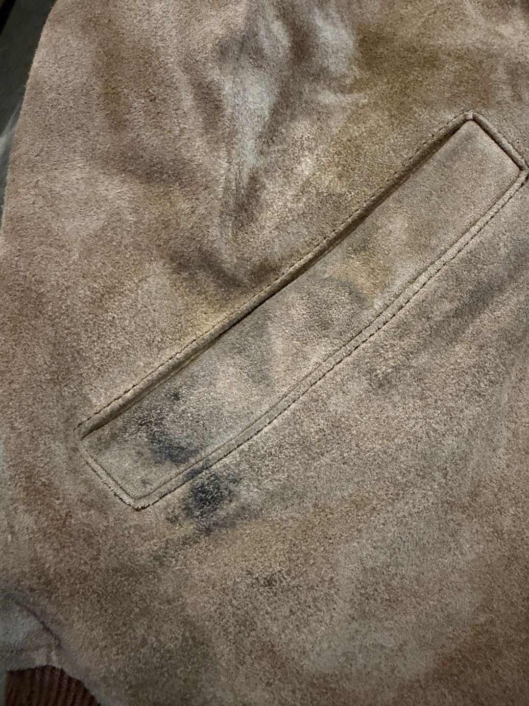Vintage Banana Republic Safari & Travel Leather Bomber Jacket Size M 5