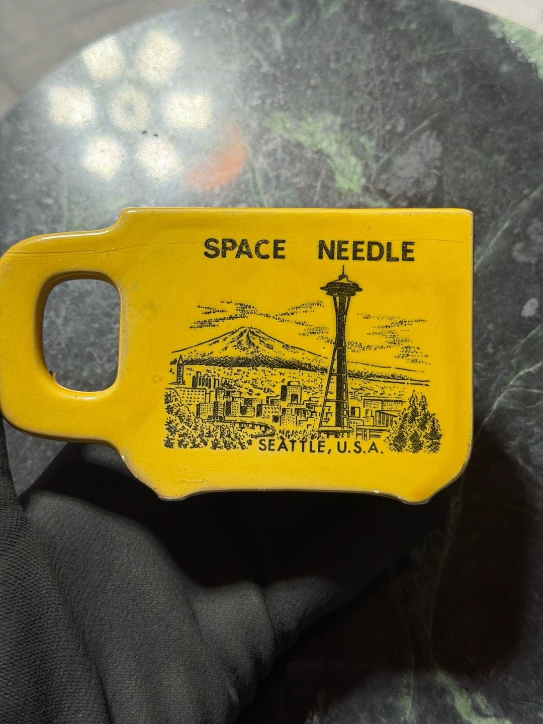 Vintage Half Cup of Coffee Space Needle Seattle Souvenir Mug 4