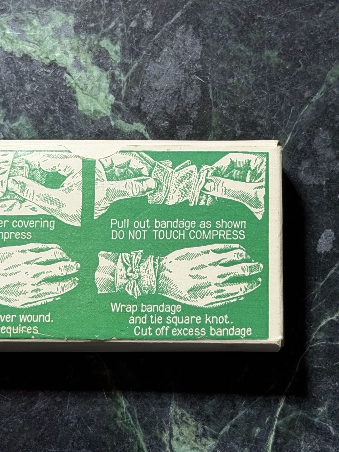 Vintage American National Red Cross 2 In. Bandage Compresses 4 Per Package 7