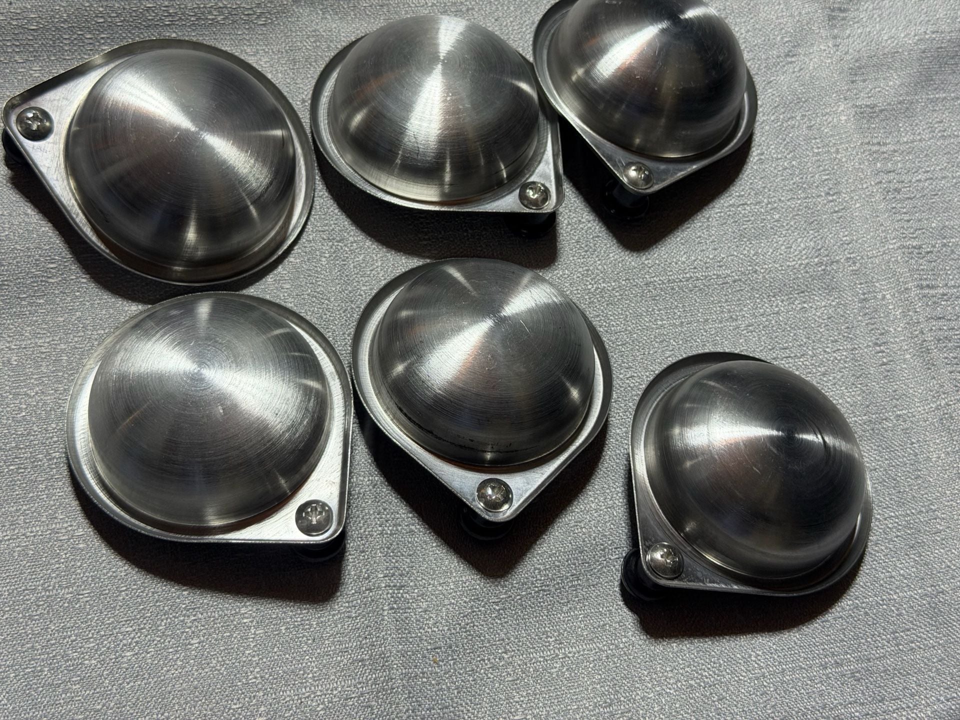Elite 6-Cup Aluminum Egg Poacher Insert Set 8