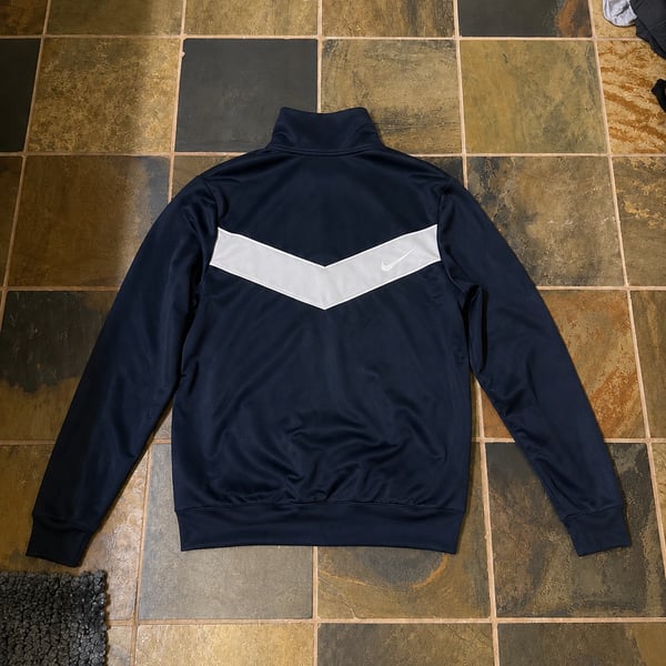 Nike Sportswear Chevron Track Jacket Navy Blue Size Large