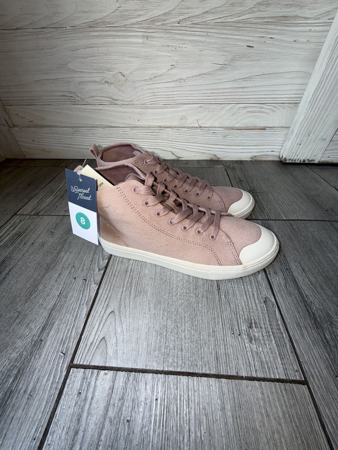 Universal Thread Women's Mauve High Top Sneakers Size 8 2