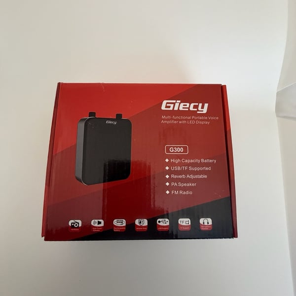Giecy G300 Multi-functional Portable Voice Amplifier with LED Display