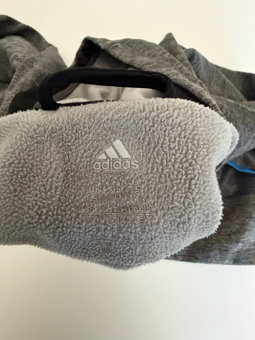 Adidas Climawarm Hoodie Gray Heather Size S 7