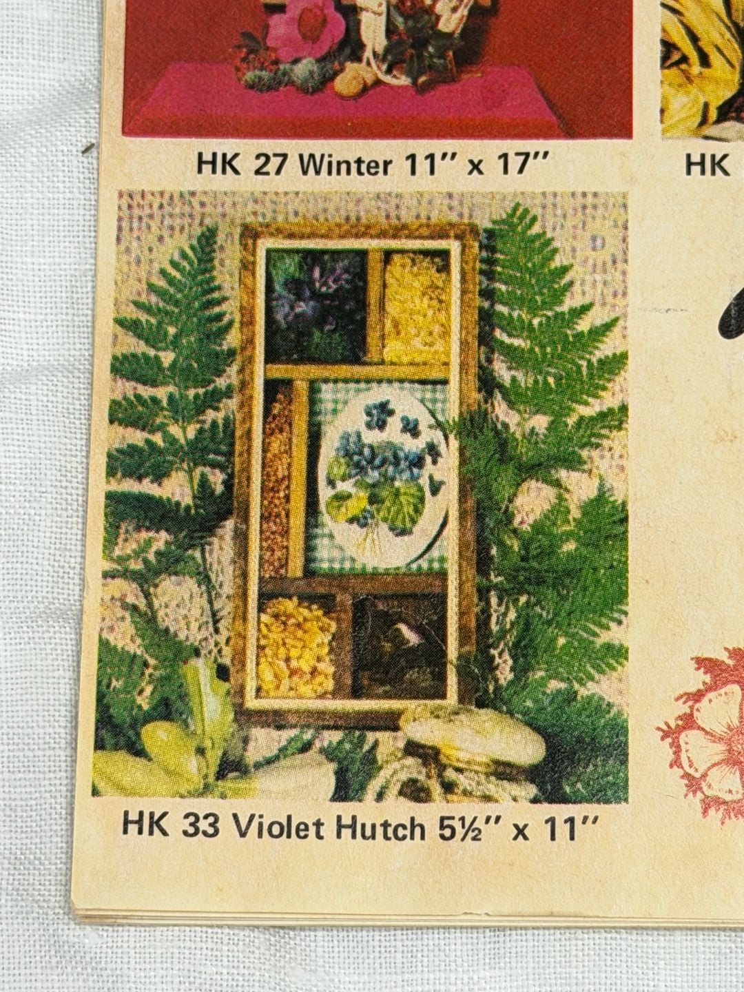 Vintage 1972 Hazel's Kaboodles Violet Hutch Kit HK-33 Craft Set 6