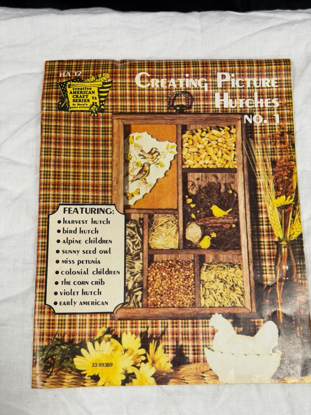 Vintage 1972 Hazel's Kaboodles Violet Hutch Kit HK-33 Craft Set 17