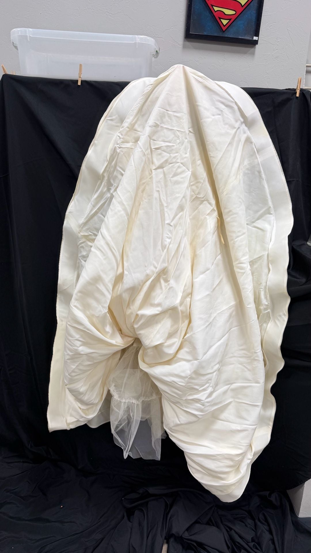 Jim Hjelm A Private Collection Silk Lace Wedding Gown Size 8 20