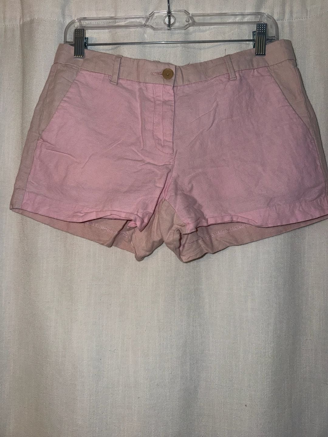Gap Women's Size 4 Pink Linen Cotton Blend Casual Shorts 2
