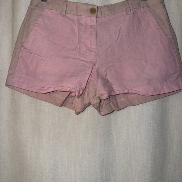 Gap Women's Size 4 Pink Linen Cotton Blend Casual Shorts