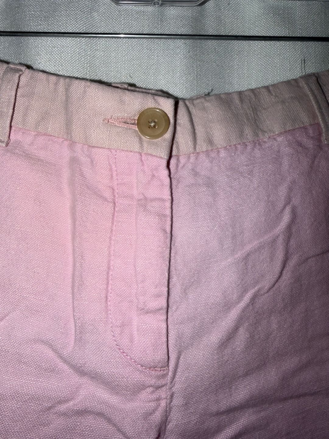 Gap Women's Size 4 Pink Linen Cotton Blend Casual Shorts 3