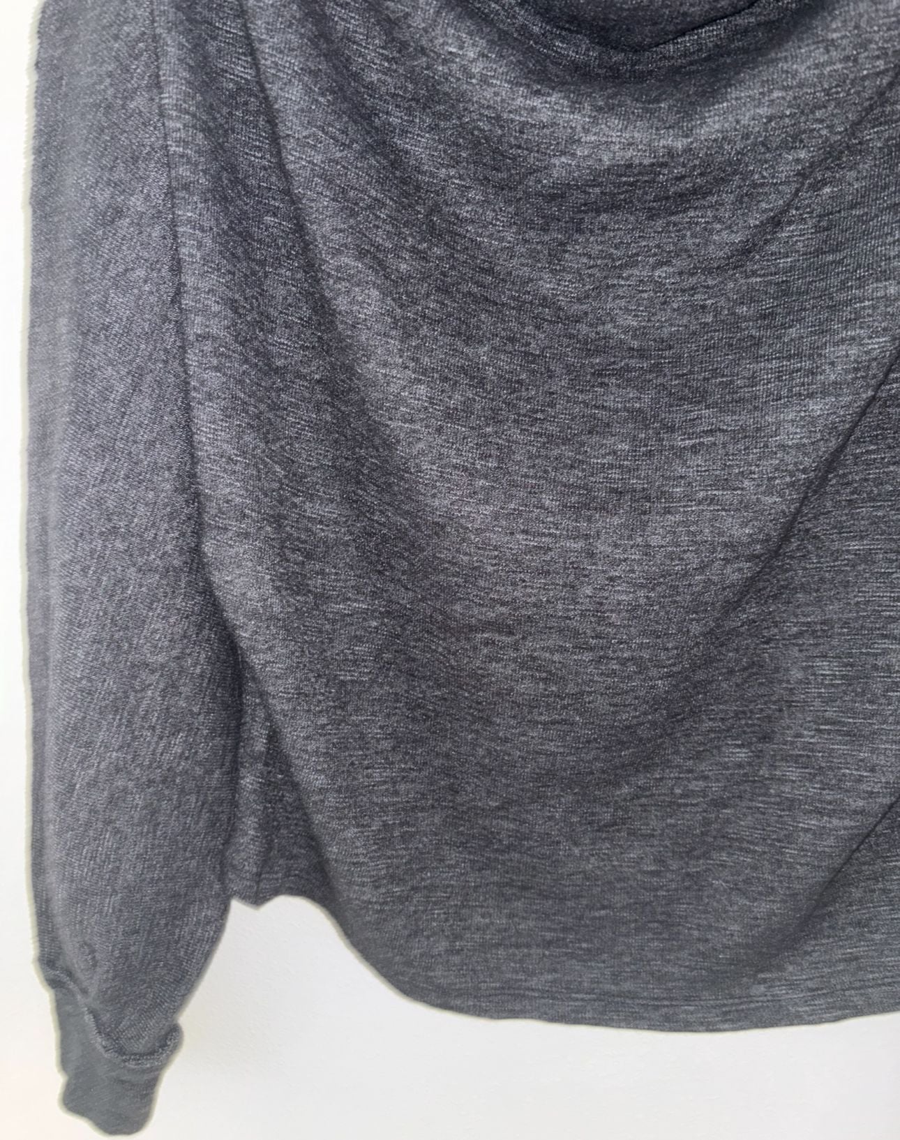 We The Free Charcoal Grey Cowl Neck Long Sleeve Pullover Top 4