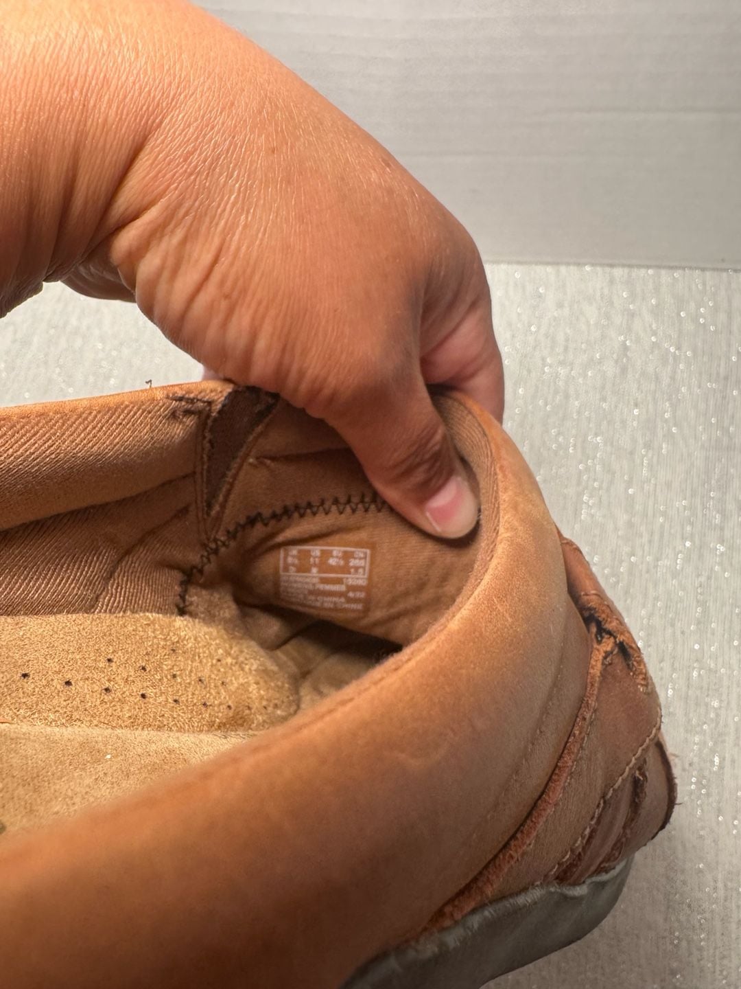 Clarks Collection Brown Leather Clog Mules Size 11 7