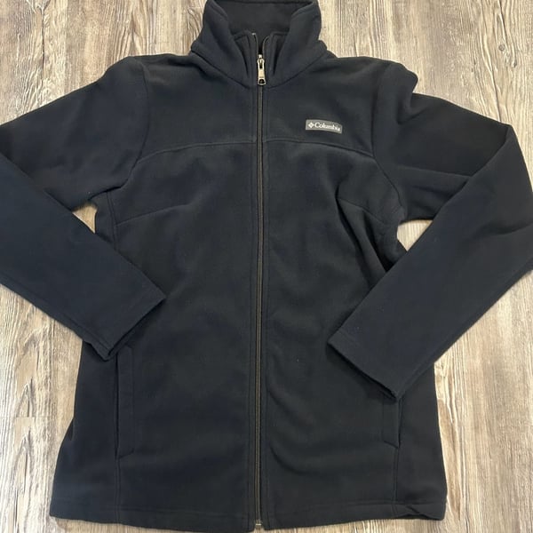 Columbia Sportswear Company Full Zip Fleece Jacket Black Size M