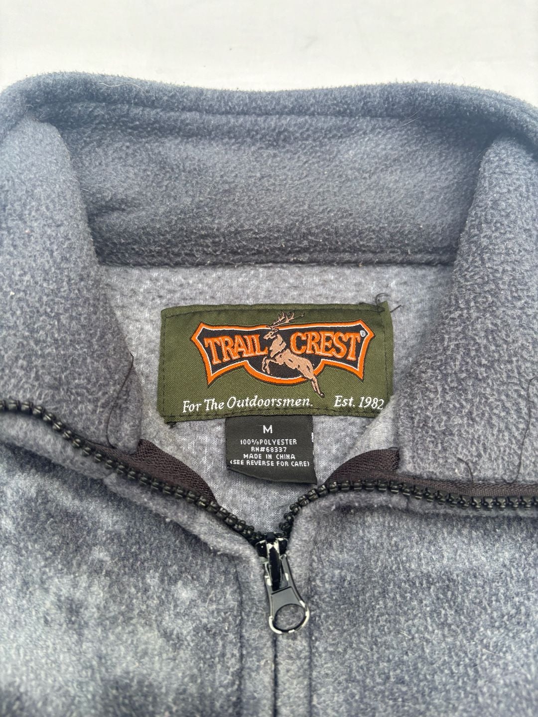 Trail Crest Eagle Forest Print Full Zip Fleece Jacket 4