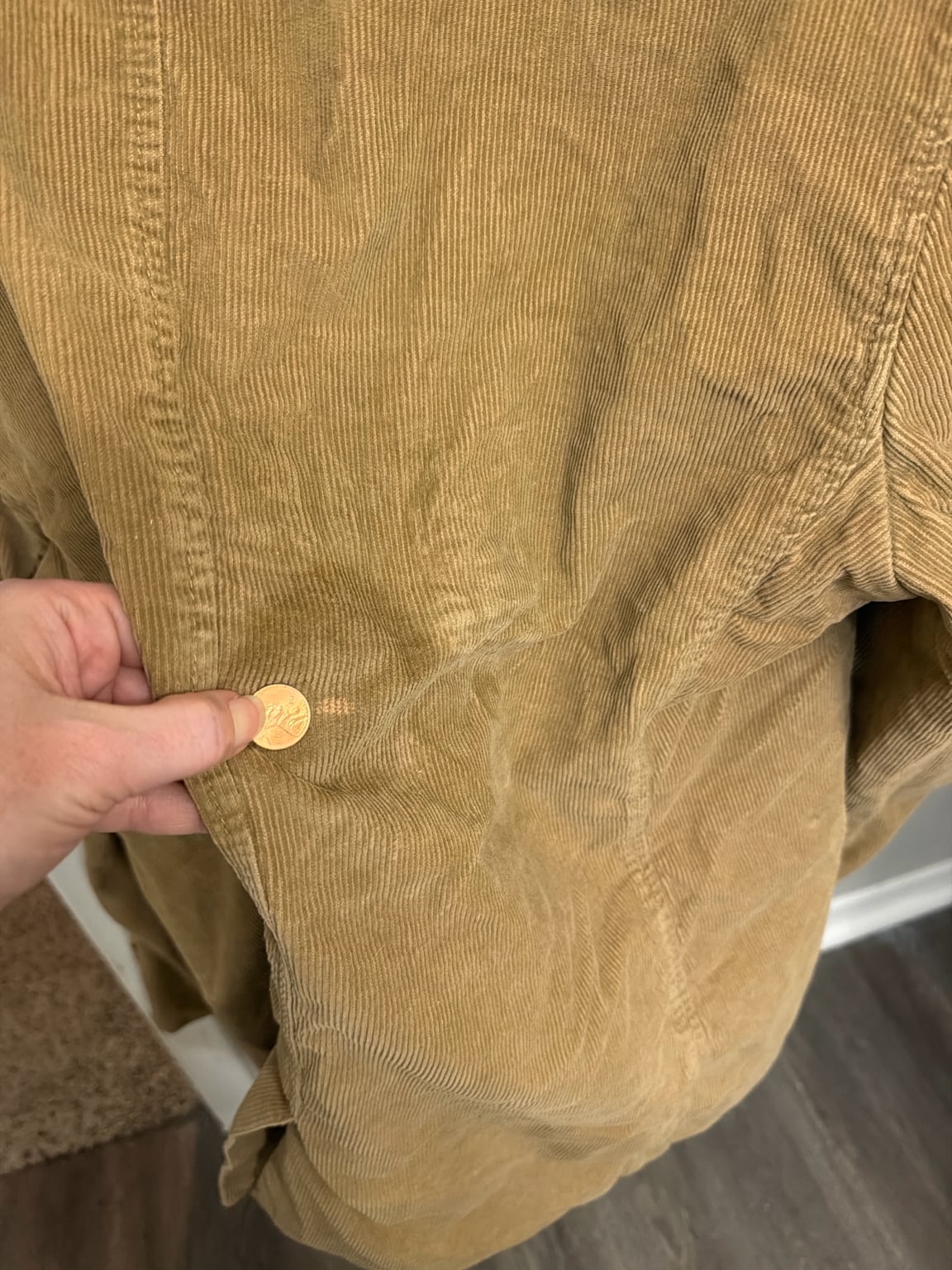 J.Crew Men’s XL Tan Corduroy Blazer Sport Coat Jacket Preppy Casual 7
